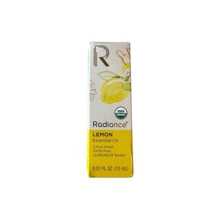 NEW Radiance Lemon Essential Oil Citrus Limon 100% Pure 15ml Undiluted Tested